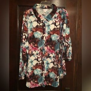 LuLaRoe Valentina button down top
